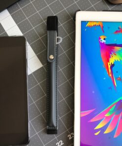 MoKo Pencil Case Fit Apple Pencil (USB-C), Apple Pencil 1st/2nd Generation, Elastic Band Detachable Stylus Pens Pocket Protective Pouch for 9.7"-12.9" Tablet, Space Gray 58 710tZeUGRXL