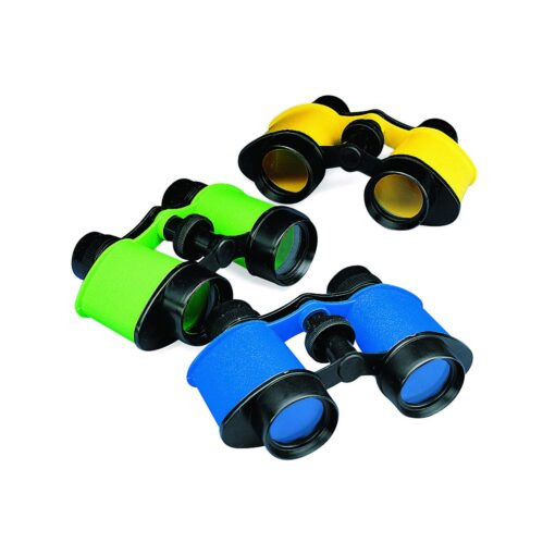 12 Plastic Kids Binoculars, Asst Colors, Party Favors, Pretend Play