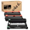 v4ink Compatible DR730 Drum and TN760 Toner Cartridge Set Replacement for Brother DR730 TN760 TN730 (1 Drum+ 2 Toner) for HL L2350DW L2370DW MFC L2690DW L2710DW L2717DW Tray_Toners_Cartridges_Printer 17 710uABYSLpL