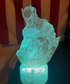 Omega Night Light Lamp 3D Vision Effect LED Night Lights Game Room Bedroom Decor Table Light Remote Control & 16 Colors Birthday Holiday Gift Ideas for Child Kids Teen Boyfriends (Omega(Remote)) Omega(Remote) 23 710umxZ2yKL