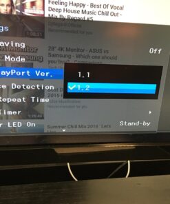 Cable Matters 4K Mini DisplayPort to DisplayPort Cable (DisplayPort to Mini DisplayPort) in Black 6 Feet - 4K 60Hz, 2K 144Hz Monitor Support, Thunderbolt 2 Port Compatible 19 710vcSU1gxL 1