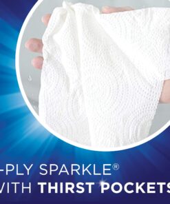 Sparkle Paper Towels, 24 = 47 Regular Rolls, Modern White, Pick-a-Size Plus 24 710vpp5DkVL