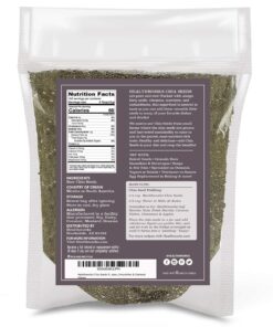 Healthworks Chia Seeds Raw (96 Ounce / 6 Pounds) | Premium & All-Natural | Contains Omega 3, Fiber & Protein | Great with Shakes, Smoothies & Oatmeal | Packaging May Vary 96 Ounce (Pack of 1) 18 710wHa 9SPL