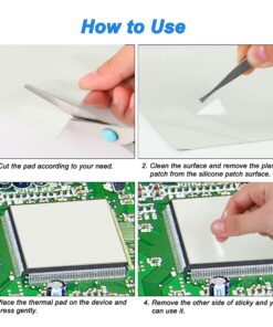 uxcell 1 Pack Thermal Pad, 400 x 205 x 0.5mm Highly Efficient CPU Thermal Conductive Pad, Heat Dissipation Silicone Thermal Pad for Laptop Heatsink CPU GPU SSD IC LED Cooler 14 710wRbJS6ZL