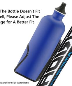 Bike Water Bottle Holder, Alloy Aluminum Lightweight Water Bottle Cages for Bike, 2 Pack Bicycle Water Bottle Holder Cages Brackets Bicycle Accessories Water Bottle Mount for MTB Bike Road Bike Black 13 710x5UtOpcL