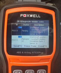 FOXWELL NT630 Plus OBD2 Scanner Diagnostic Tool, Car Code Reader ABS Scan Tool Bleeding Brake SRS Scanner Bidirectional Control with Airbag Light Reset SAS Calibration Oil Light EPB Service 45 710xGZFuLL