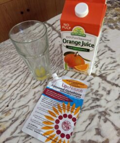 Lipo Naturals Liposomal Glutathione Complex Liquid (30 Doses) - Natural Formula Immunity + Liver Health + Anti-Aging Support with Vitamin C - Vegan, China-Free (15oz / 443ml) 9 710xRLbSyvL