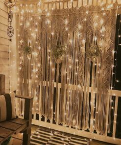 Twinkle Star 300 LED Window Curtain String Lights Wedding Party Home Garden Bedroom Outdoor Indoor Wall Decorations, Warm White *Warm white 39 710y5QD5xHL
