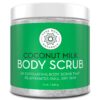 Exfoliating Body Scrub with Hydrating Coconut Milk and Detoxifying Dead Sea Salt, Moisturizing Exfoliating Scrub by Pure Body Naturals, 12 Ounce (Packaging Varies) 42 710yQxb7L