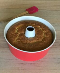 Nordic Ware Angel Food Cake Pan, 16-Cup, Red 20 710yRm2Q5gL