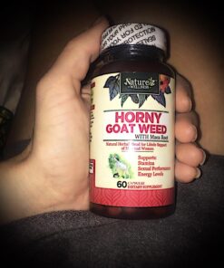 Horny Goat Weed Extract with Maca, Tribulus, L-Arginine, Ginseng - Enhance Energy & Performance for Men & Women - Boost Libido, Stamina & Sexual Health - 1000 mg Epimedium with Icariins Supplement 24 710zVzdVWEL