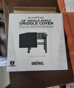Blackstone 1529 Griddle Cover for 28" Griddle with Single Shelf Without Hood, Water Resistant, Weather Resistant Heavy Duty 600D Polyester Outdoor BBQ Grilling Cover, Black 16 710zvtyy1JL