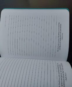 Alternative view of Christian Art Gifts Classic Handy-sized Journal Strength and Dignity Proverbs 31 Woman Bible Verse Inspirational Scripture Notebook w/Ribbon, Faux Leather Flexcover 240 Ruled Pages, 5.7" x 7", Teal