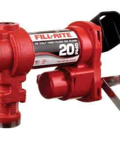 Fill-Rite FR4210H 12V 20 GPM Fuel Transfer Pump with Discharge Hose & Manual Nozzle | Gasoline, Diesel, Kerosene, Ethanol & Methanol Blends & Biodiesel Standard Accessories 6 711 1H1GojL