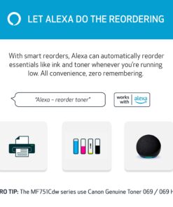 Canon Color imageCLASS MF751Cdw - Multifunction, Duplex, Wireless, Mobile-Ready Laser Printer with 3 Year Limited Warranty, White 15 711 G NSR L