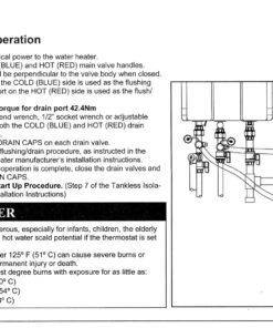 Matsui 3/4 inch, 3/4" Isolation Valve Kit with Pressure Relief Valve for Tankless Water Heater,FNPT x FNPT, Compatible with Rinnai, Jacuzzi, Rheem, Navien, Noritz, Takagi, Bosch,etc … FNPT x FNPT 17 7110Kq1bfL