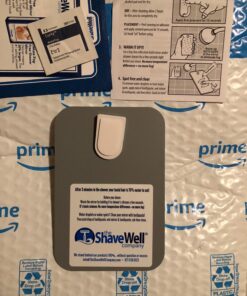 The Shave Well Company Original Anti-Fog Shaving Mirror | Fogless Bathroom Shower Mirror with Handheld Option for Men and Women | Hanging Shower Mirror Includes Long-Lasting Removable Adhesive Hook Original Mirror 35 7110VvTPxNL