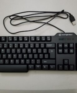 Wired Keyboard and Mouse Combo, Gofreetech Full-Size Keyboard and Mouse Combo with Optical 3 Button Mouse, USB Plug-and-Play, Compatible with Desktop, Laptop, Notebook, PC Windows 38 7110o63stIL