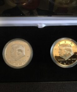 Aizics Mint Trump Coin 2017 Gold Inaugural Eagle Commemorative Donald Trump Coin 38mm. 45th President of The United States of America Certificate of Authenticity M.A.G.A. POTUS 15 7110uX5X4PL