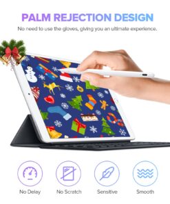 Stylus Pen for iPad 9th&10th Generation-2X Fast Charge Active Pencil Compatible with 2018-2023 Apple iPad Pro11&12.9 inch, iPad Air 3/4/5,iPad 6-10,iPad Mini 5/6 Gen-White White 20 7111HwqStFL