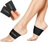 Copper Compression Copper Arch Support - 2 Plantar Fasciitis Braces/Sleeves. Foot Care, Heel Spurs, Feet Pain Relief, Flat & Fallen Arches, High Arch black 26 7111cz9TpzL 1