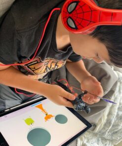 eKids Spiderman Kids Headphones, Adjustable Headband, Stereo Sound, 3.5Mm Jack, Wired, Tangle-Free, Volume Control, Childrens Headphones Over Ear for School Home, Travel 22 7113GvVQcwL