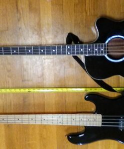 Best Choice Products Acoustic Electric Bass Guitar - Full Size, 4 String, Fretted Bass Guitar - Black 28 7113W7rKQIL