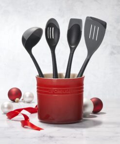 Alternative view of Le Creuset Revolution Bi-Material Ladle, 12" x 3.5", Cerise Cerise (Cherry Red)