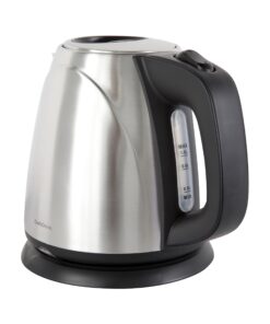 Chef'sChoice 673 Cordless Compact Electric Kettle in Brushed Stainless Steel Features Boil Dry Protection and Auto Shut Off Easy Pour, 1-Liter, Silver 10 7114BlAeg2L