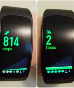 Samsung Gear Fit2 Smartwatch Large, Black 36 7114fJmhlL