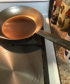 de Buyer MINERAL B Carbon Steel Fry Pan - 10.25” - Ideal for Searing, Sauteing & Reheating - Naturally Nonstick - Made in France 10.25" 38 7114saeDJL