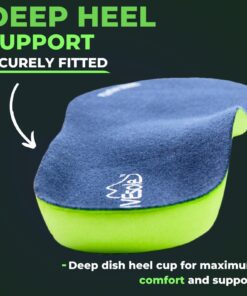 ViveSole Plantar Fasciitis Insoles - Foot Arch Relief Support Orthotic - Firm Foam Shoe Inserts for Men, Women, Work, Running - Fit Boots and Sneakers XL: Men's (11.5-13) Women's (12.5-14) 13 7114u0eouLL