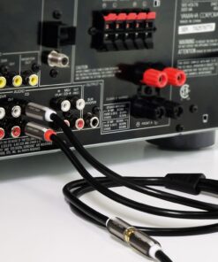 FosPower RCA Y-Adapter (6 Feet), 1 RCA Male to 2 RCA Male Y Splitter Digital Stereo Audio Cable for Subwoofer, Home Theater, Hi-Fi - Dual Shielded | 24K Gold Plated 6 Feet 9 7114u3bnvbL