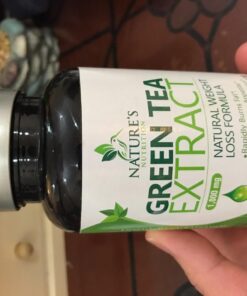Green Tea Extract Capsules 1000mg 98% Standardized EGCG - 3X Strength for Natural Energy - Heart Support with Polyphenols - Gentle Caffeine - 120 Capsules 120 Count (Pack of 1) 18 71155LACfgL