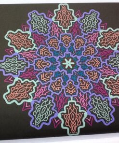 Glowing Mandalas: Coloring Book for Adults Paperback 73 7115742EYpL