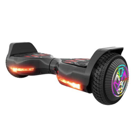 SWAGTRON Swagboard Twist Lithium-Free Hoverboard with Startup Balancing Twist 3 LED Jet Black