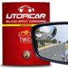 Utopicar Blind Spot Car Mirror - Convex Blindspot Mirrors for 3x Larger Image, Engineered Design for Side Mirror (Blindspot), Frameless - Rear View Blind Spot Mirrors (2 Pack) 2 7117mPk8azL