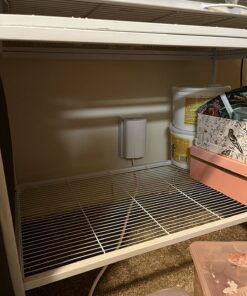 Safety Innovations Twin Door Baby Safety Outlet Cover Box for Babyproofing Outlets - More Interior Space for Extra Large Electrical Plugs and Adapters - Easy to Install - Easy to Use, (1-Pack) 34 7118 QOnGWL