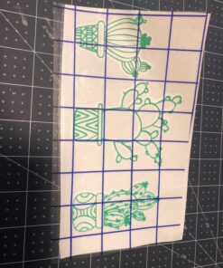 Kassa Transfer Tape Roll for Vinyl - Clear | 12 in x 12 ft, 5 Black Vinyl Sheets Included | Compatible with Cricut, Silhouette & Other Cutting Machines | for DIY Art Projects, Styling & Decorating 12" x 12 feet 45 71189m74urL