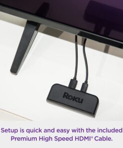 Roku Premiere | HD/4K/HDR Streaming Media Player, Simple Remote and Premium HDMI Cable, Black 39 711BSJ1H5HL