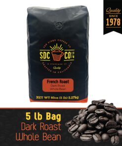 Alternative view of San Diego Coffee French Roast, Dark Roast, Whole Bean Coffee, 5-Pound Bag 5.00 Pound (Pack of 1)