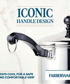 Farberware Classic Stainless Steel 2-Quart Mirror Satin Covered Saucepan, Silver Saucepot w/ Regular Lid (2 Quart) 18 711BoUrrWL