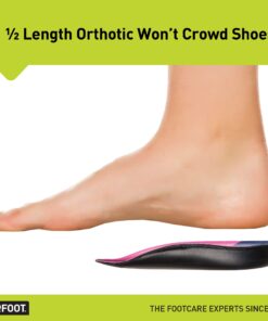 PROFOOT Orthotic Insoles for Plantar Fasciitis & Heel Pain, Women's 6-10, Gel Heel Shock Absorbing Insoles to Help Reduce Pain & Stress, Foot Care Arch Support Inserts for Shoes 2 Pair 12 711CL5HHpmL