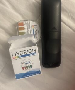 Micro Essential Laboratory QT-10 Plastic Hydrion Low Range Quat Check Test Paper Dispenser, Single Roll, Food Service Test Strips, 0 - 400ppm 16 711D1vUCCrL