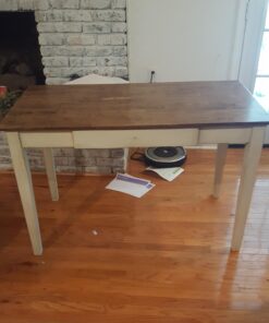 International Concepts Basic Desk with Drawer, Unfinished 62 711D94WuNaL