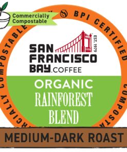 Alternative view of San Francisco Bay Compostable Coffee Pods - Organic Rainforest Blend (120 Ct) K Cup Compatible including Keurig 2.0, Medium Dark Roast 120 Count (Pack of 1)