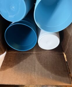 US Acrylic Newport 20 ounce Unbreakable Plastic Stackable Water Tumblers in Blue Sky | Set of 12 Drinking Cups | Reusable, BPA-free, Made in the USA, Top-rack Dishwasher and Microwave Safe 20-ounce 26 711DpS6lYVL