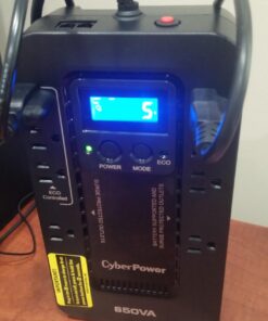CyberPower EC650LCD Ecologic Battery Backup & Surge Protector UPS System, 650VA/390W, 8 Outlets, ECO Mode, Compact Uninterruptible Power Supply 650VA LCD 26 711DrBslgVL 1
