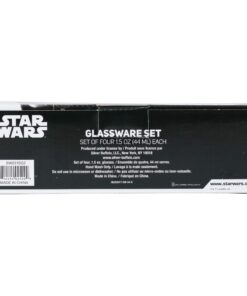 Silver Buffalo Star Wars Original Trilogy: A New Hope, Empire Strikes Back, Return of the Jedi - 4 Pack Mini Glasses Featuring Yoda, Luke, Darth Vader, Han Solo, Chewbacca, Princess Leia, Ewok, 1.5oz 1.5oz Original Trilogy 22 711E5QaDpZL