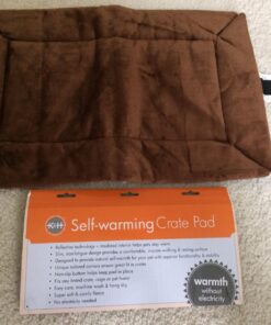 K&H Pet Products Self-Warming Crate Pad, Warming Dog Crate Bed, Machine Washable Dog Crate Mat, Mocha X-Small 14 x 22 Inches 22.0"L x 14.0"W x 1.0"Th 38 711Ee4FpDkL